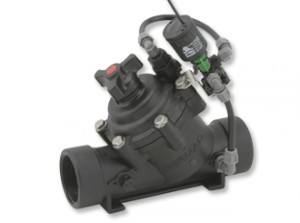 Latching Solenoid Controlled Valve with flow stem | 110-LS-3W-M-330x245