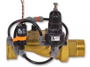 Pressure Reducing Landscape Valve with 2-Way Latching Solenoid Control & inlet Record | GR-42R-55-LS-2W-K