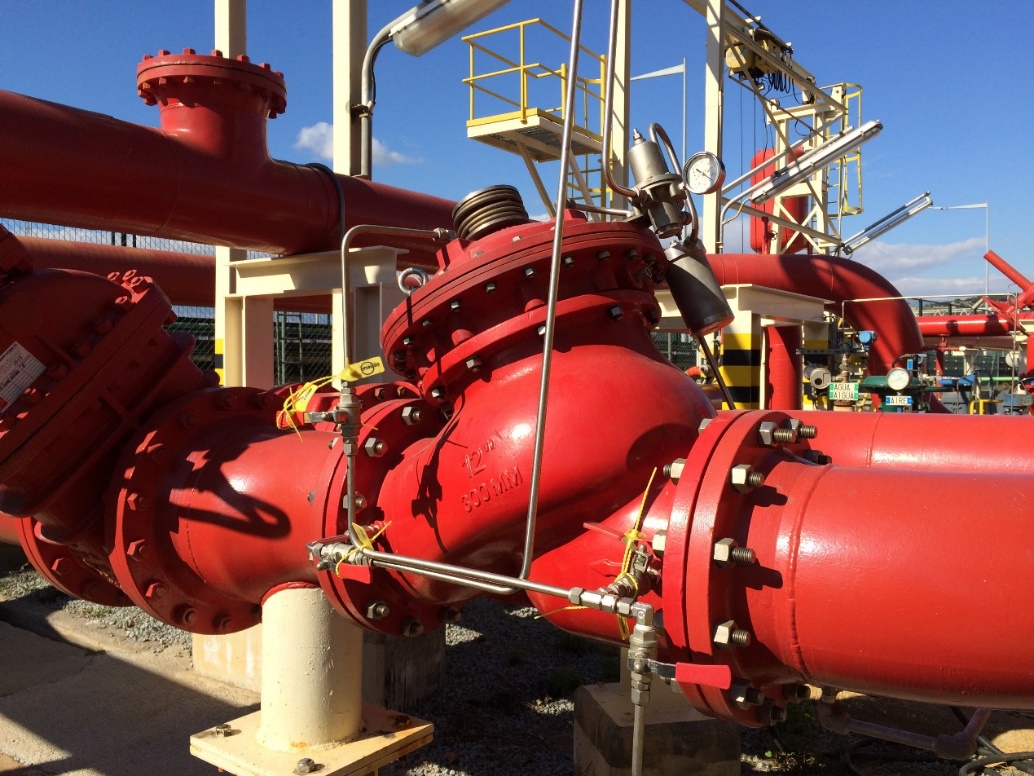 ENAGAS, LNG Barcelona Spain Pressure Control Valves